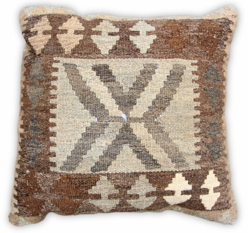 Vintage Feel Hand Woven Woolen Pillow