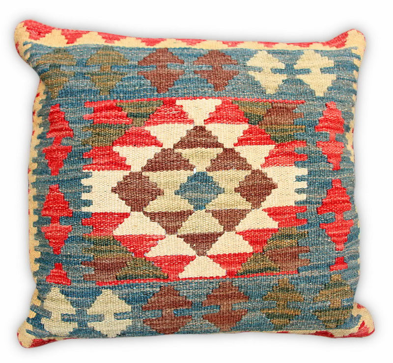 Decorative Hand Woven 18" x 18" Kilim Pillows