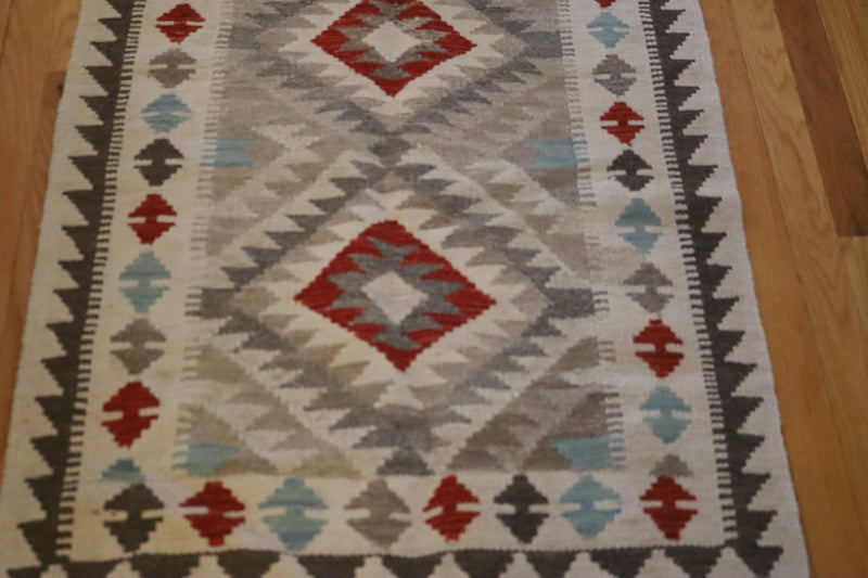 100% Hand Woven Reversible Kilim Rug