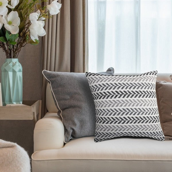 18"x18" Soft Feather Fill Natural Cotton Pillows