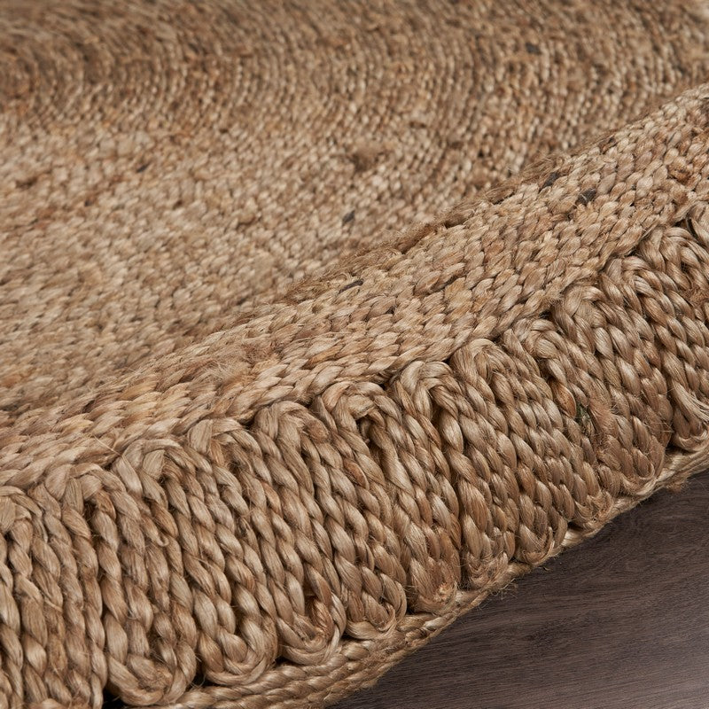 Hand Braided Natural Jute Rug