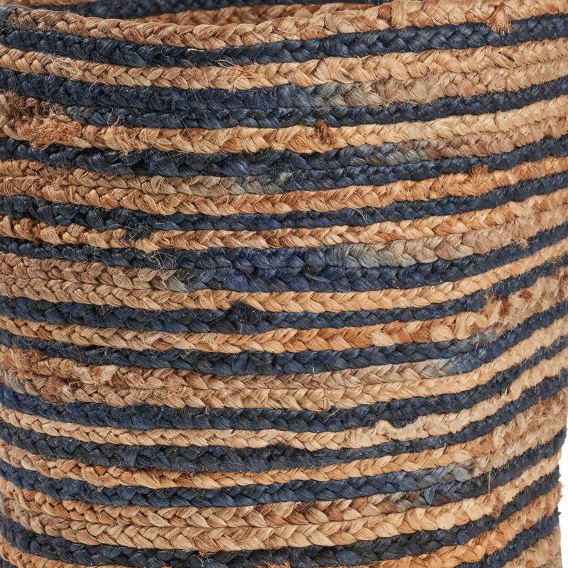 Beautiful Handmade Natural Blue Decorative Basket