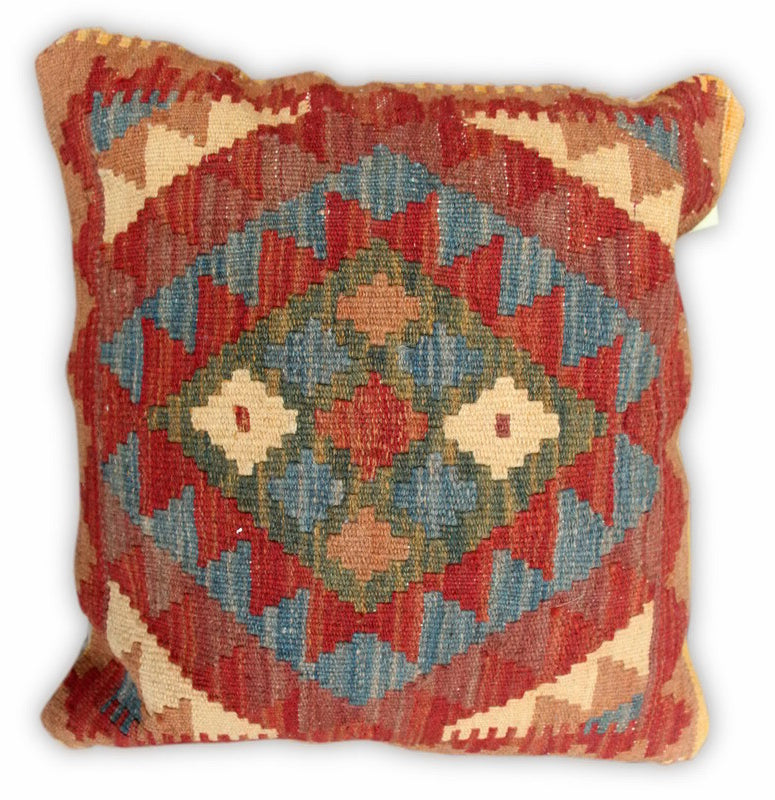 18" x 18" Hand Woven Pure Wool Pillow