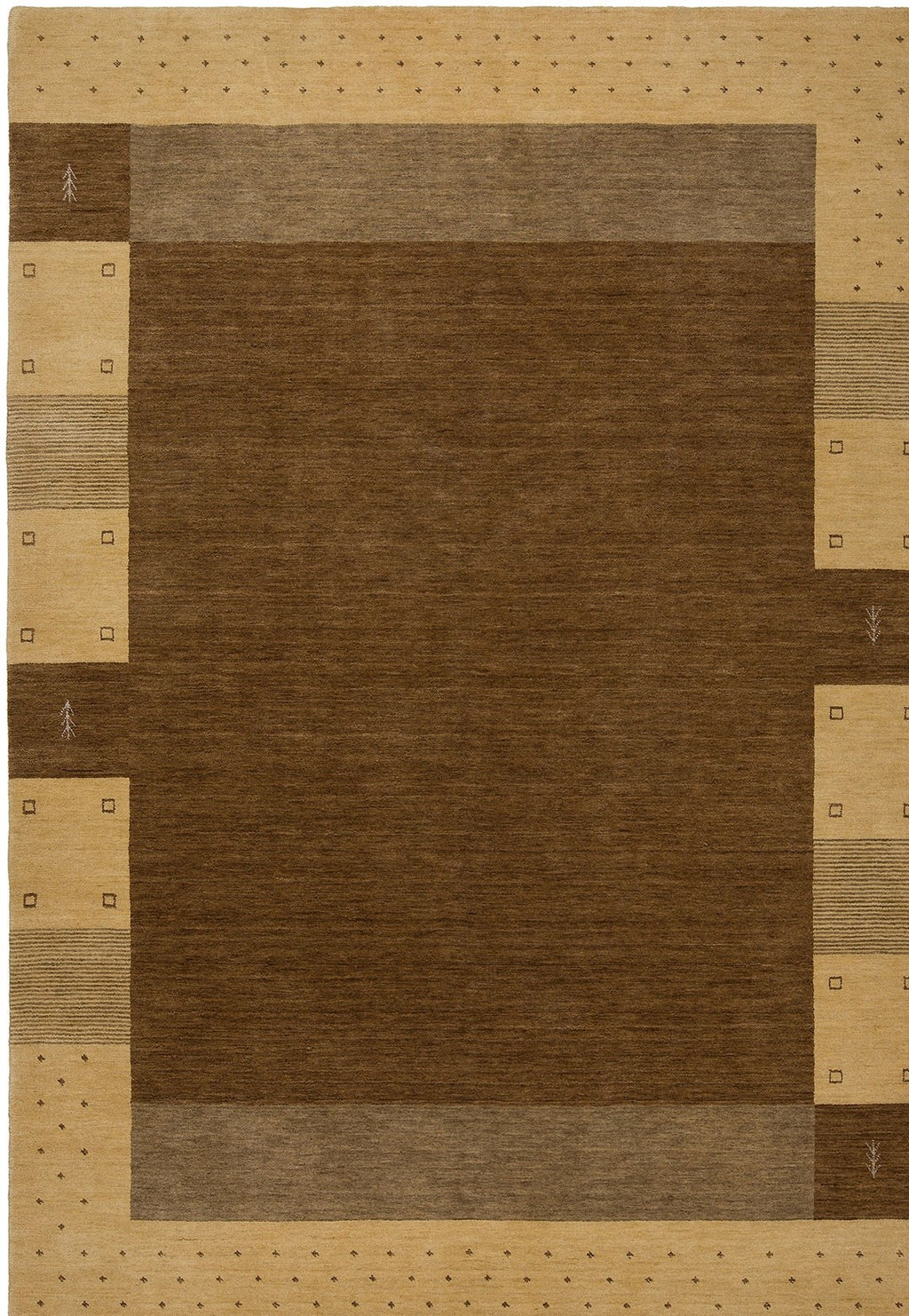 Double Shaded 100% Wool Handloomed Rug